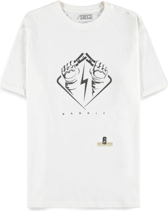Immagine prodotto Difuzed 6-Siege - Maglietta a maniche corte con stampa a rilievo da uomo - 2XL (XXL)