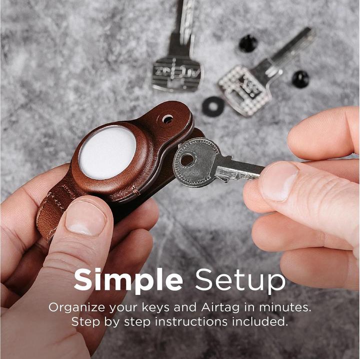 Image du produit Key Smart Air Leather Schlüsselhalter für Apple AirTag