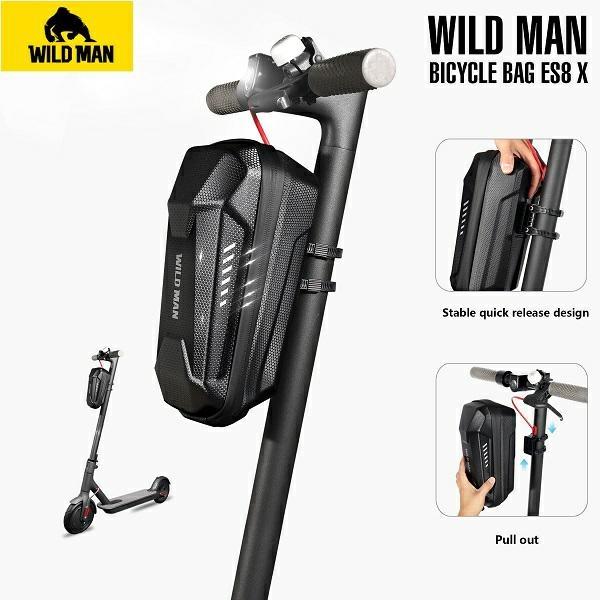 Actual product image Wildman Etui/uchwyt na hulajnogę ES8X Max sakwa na ramę czarna/black