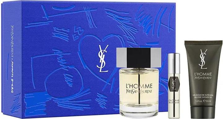 Image du produit Yves Saint Laurent Coffret cadeau L'Homme EDT 100ml. L'Homme gel douche 50ml et L'Homme EDT 10ml