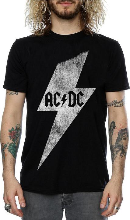 Immagine prodotto AC/DC Maglietta da uomo in cotone Lightning Bolt (L)