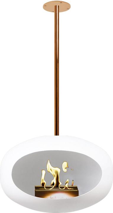Immagine prodotto Le Feu Caminetto bio etanolo Sky, bianco/oro rosa - 140 cm (175 x 52 cm)