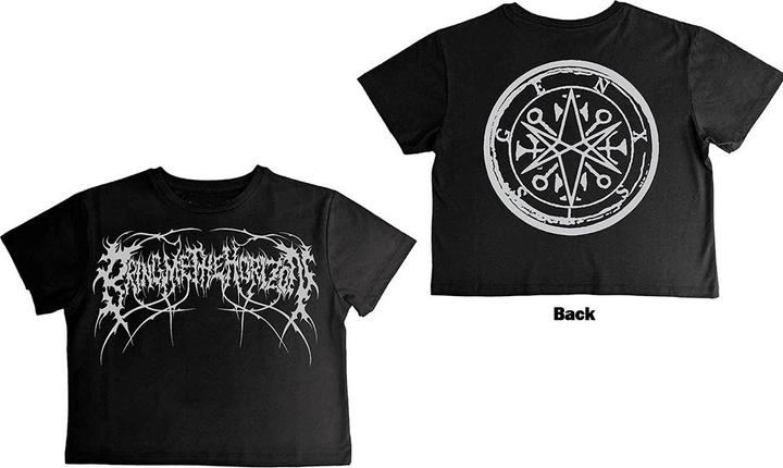 Bring Me The Horizon Metal Logo Genxsis Back Print Crop Top (Girlie) (S)
