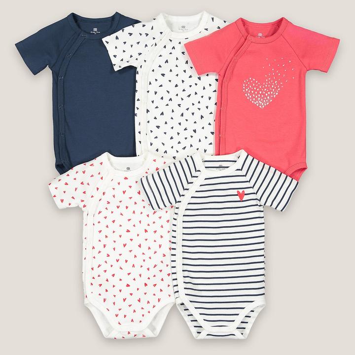 La Redoute Collections 5er-Pack Erstlingsbodys