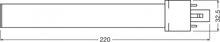 Produktbild Osram Dulux S (G23, 6 W, 700 lm, 1 x, F)