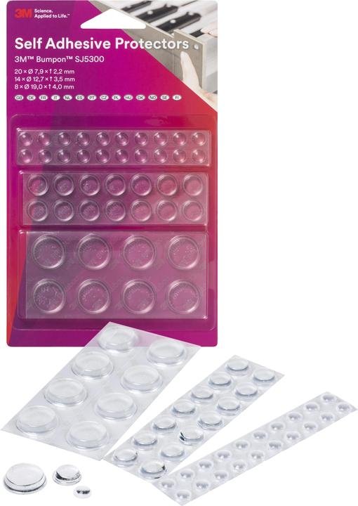 Produktbild 3M Schutzpuffer - Mix (Anschlagdämpfer, 42 Stück)