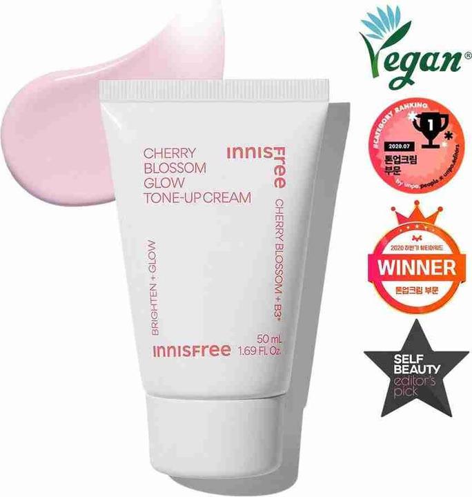Produktbild Innisfree - Cherry Blossom Glow Tone-Up Cream 50mL (50 ml, 24h Creme)