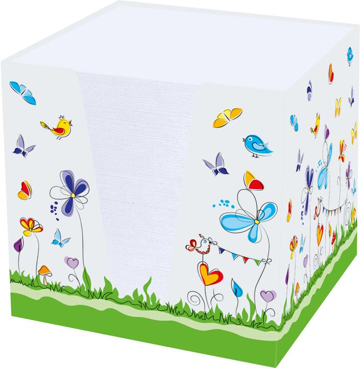 Actual product image Rnk Note box 9,2x9,2x9,2 cm (WxHxD) 9x9 cm (WxH) 900 sheets filled carton (9.2 x 9.2 x 9.2 cm)