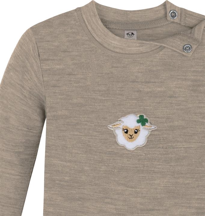 Actual product image Normani 3-pack baby merino longsleeve "Taupo" - 9475 (62)