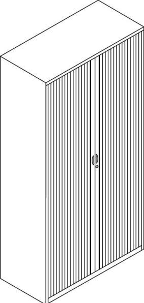Produktbild Bisley Eurotambour (100 x 43 x 198 cm)