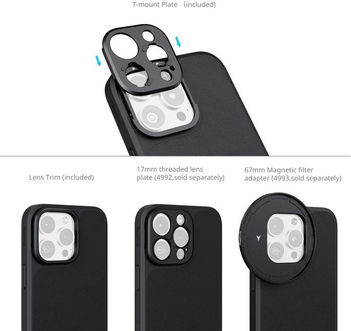 Produktbild SmallRig 4987 FilMov Lightweight Photography Case Kit for iPhone 16 Pro Max 4987 (Diverses Video Zubehör)