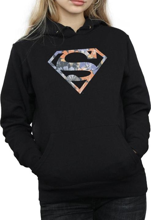 Produktbild Superman Floral Logo 2 Kapuzenpullover (L)