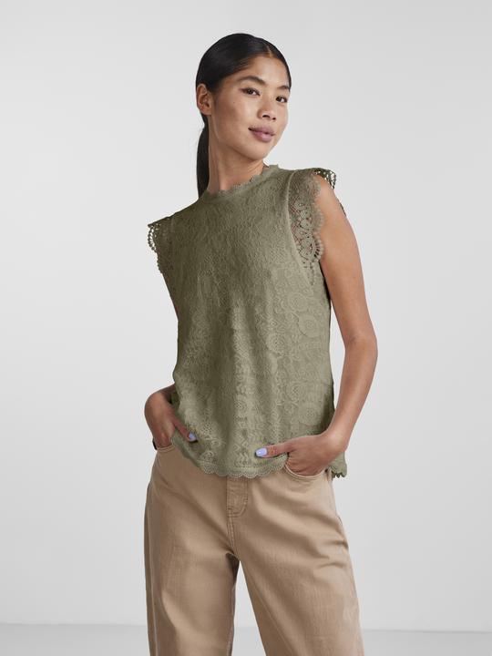 Actual product image Pieces Pcolline Sl Lace Top Noos (XXL)
