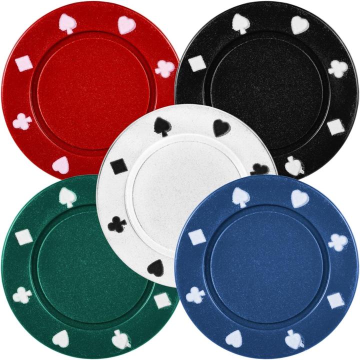 Immagine prodotto Games Planet Set da poker 200 fiches scatola di metallo