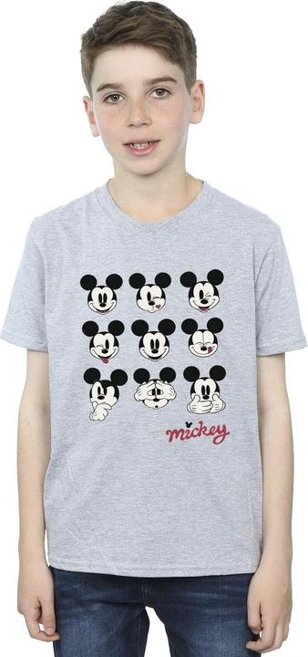 Actual product image Disney Boys Mickey Mouse Many Faces T-Shirt (152, 158)