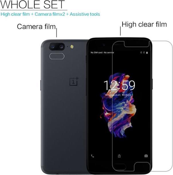 Actual product image Nillkin Super Clear Series (1 Piece, OnePlus 5)
