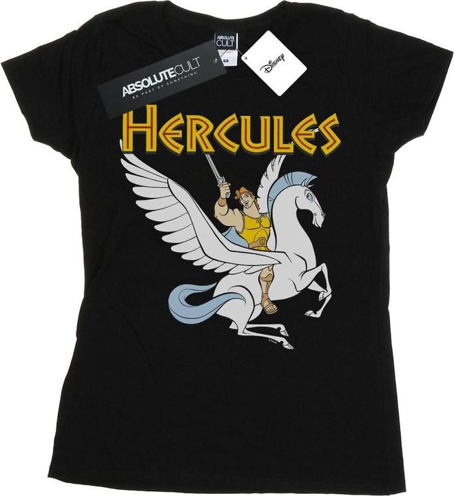 Actual product image Disney Womens/Ladies Hercules With Pegasus Cotton T-Shirt (M)