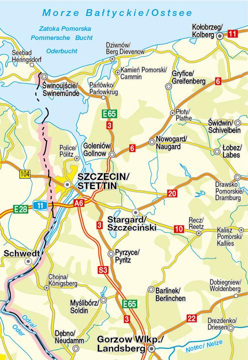 Produktbild Strassenk. Polen,Westpomm.PL001