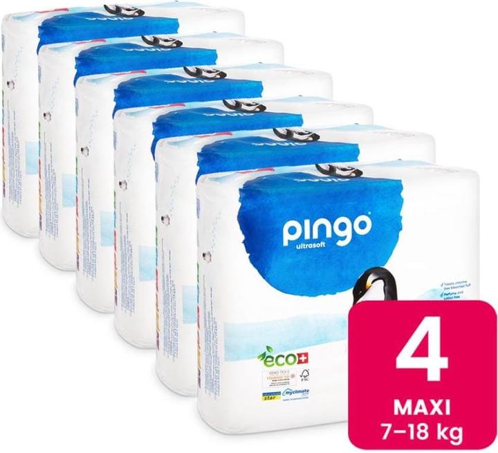 Produktbild Pingo Ökowindeln (Gr. 4, Monatsbox, 240 Stück)