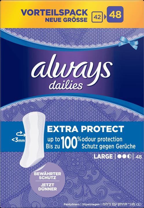 Immagine prodotto Always Dailies Extra Protect (48 x, Assorbenti igienici)