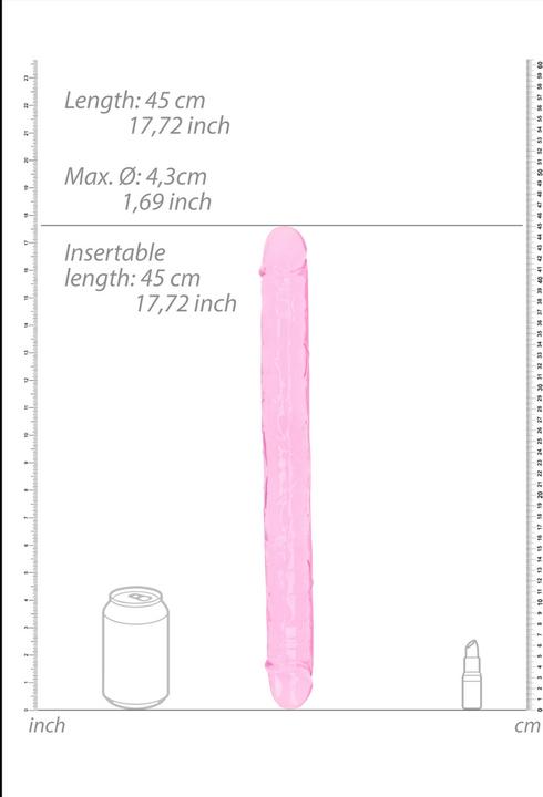 Image du produit RealRock Realistic Double Dong - 18" / 45 cm