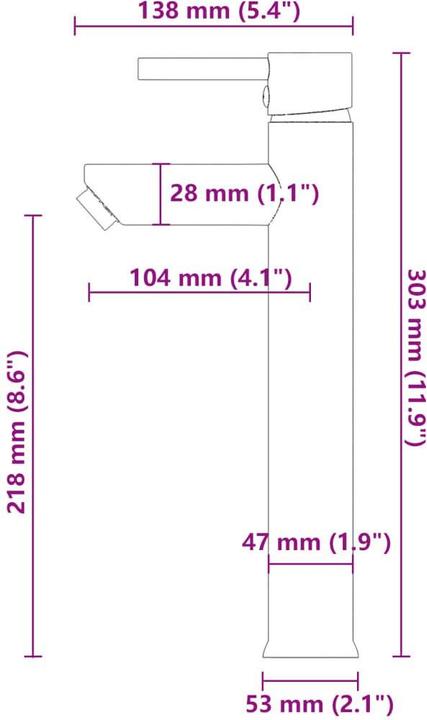 Produktbild VidaXL Agosto (420 mm, 420 mm)