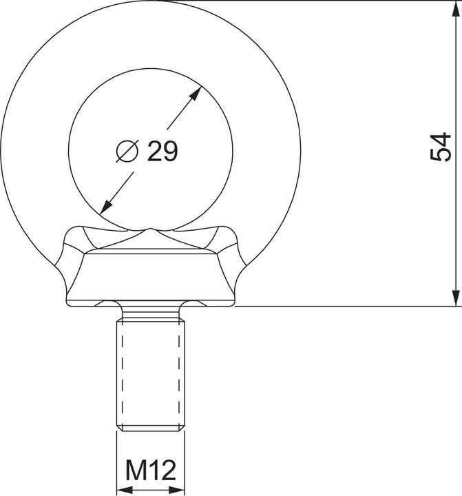 Produktbild Schneider Electric GS Kranöse M12 verzinkt SM NSYSMEB 4Stueck