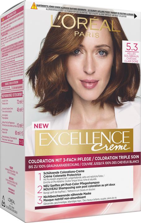 L'Oréal Paris Excellence Crème (5.3 Helles Goldbraun)