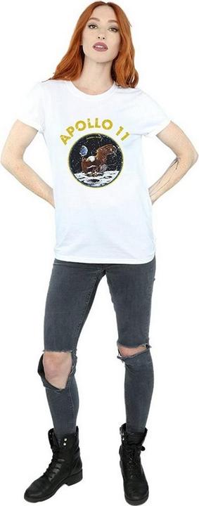 Image du produit Nasa T-shirt classique Apollo 11 en coton pour dames et messieurs (S)