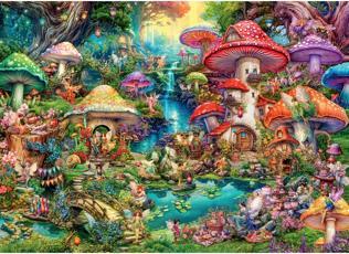 Produktbild Ravensburger Puzzle Fröhliches Pilzdorf, 1000 Teile. (1000 Teile)