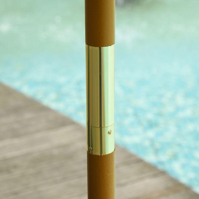 Produktbild Swisshandel24 Holzschirm 300 cm, Bambus, Grau
