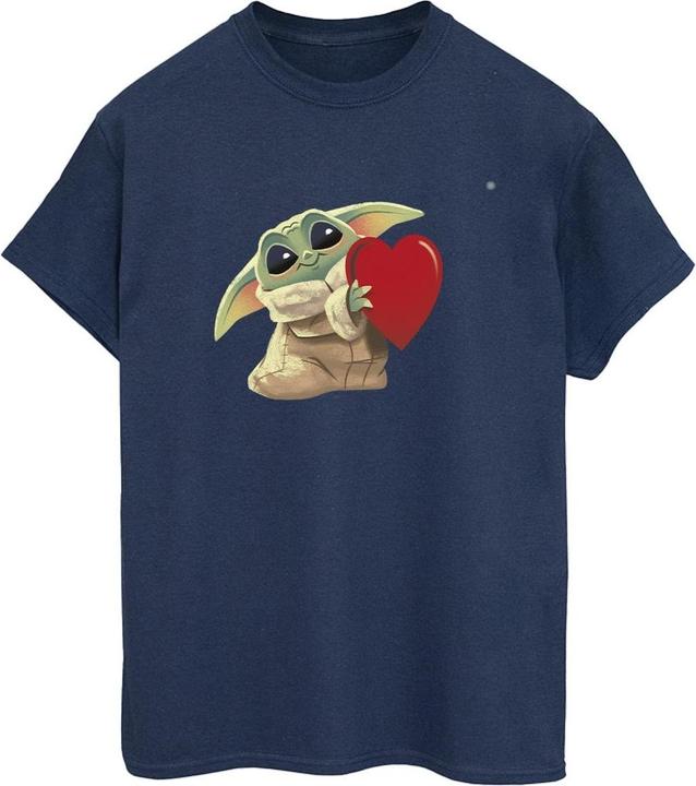Immagine prodotto Star Wars The Mandalorian The Kids With Heart Maglietta Ampia Donna (3XL)