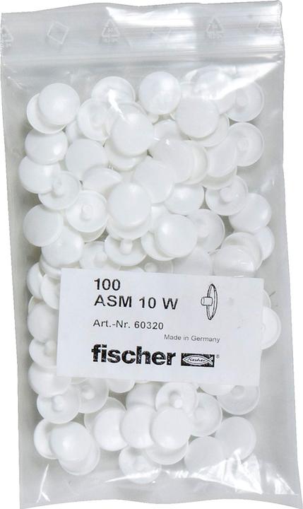 Produktbild Fischer Abdeckkappen R 88682 10 Kunststoff weiss (100 Stk.)