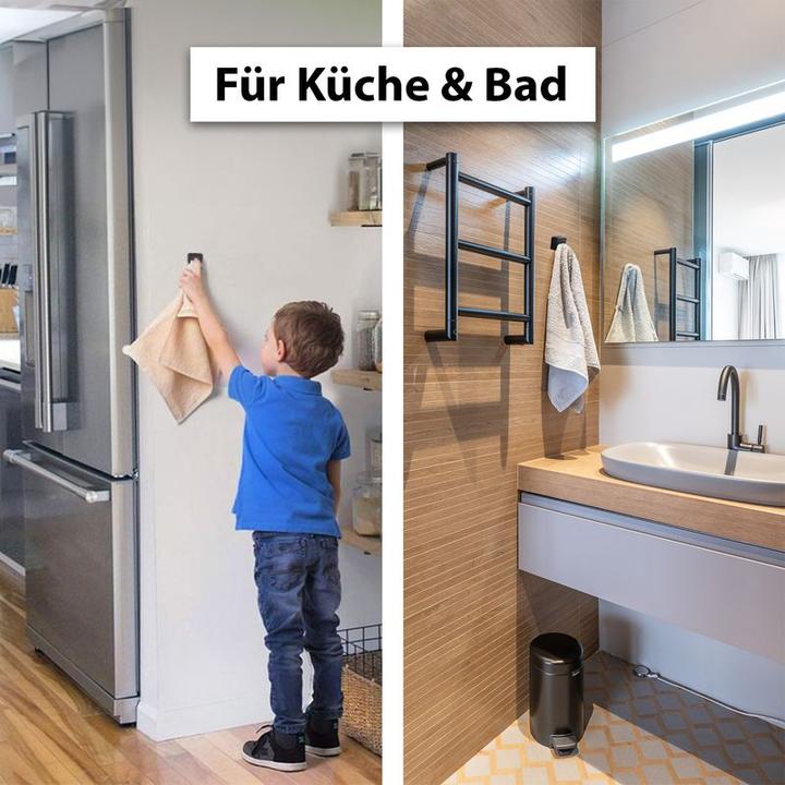 Produktbild Hermex Handtuch Haken Halter Aufhänger Geschirrtuch Halterung Klemme
