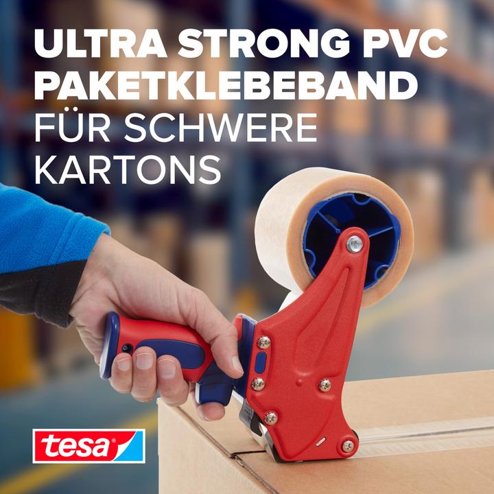 Immagine prodotto tesa tesapack Nastro per pacchi ULTRA STRONG - Nastro da imballaggio in PVC per imballaggi stretti e (50 mm)