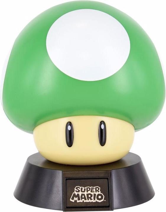 Actual product image Paladone Products Decoration lamp Super Mario Bros 3D Icon 1Up Mushroom