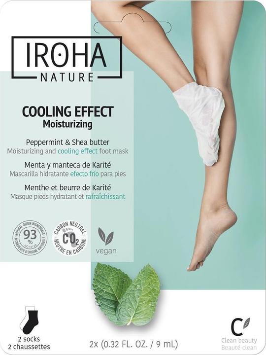 Produktbild Iroha Nature Nature - Foot Mask Socks Relax Peppermint (Fussmaske, 9 ml)