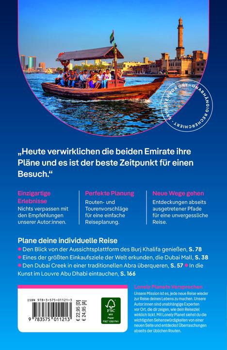 Immagine prodotto Reiseführer Dubai & Abu Dhabi (Tedesco, Hayley Skirka, Sarah Hedley Hymers, Christabel Lobo, Natasha Amar, 2024)