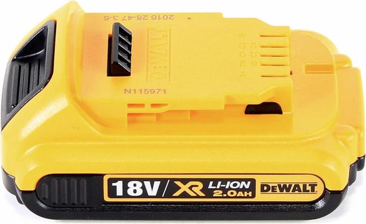 Actual product image DeWalt DCD 778 NT Battery impact drill 18V 65Nm + 1x battery 2,0Ah in TSTAK box - without charger (Rechargeable battery operated)