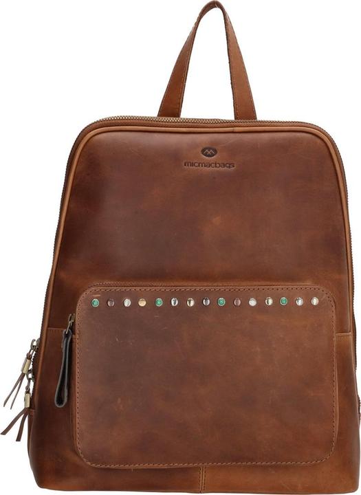 Produktbild Micmacbags Meisterwerk Rucksack - Cognac - 100% Leder