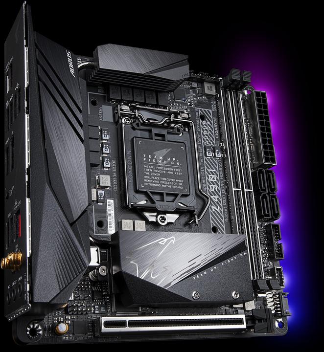 Produktbild Gigabyte Z490i Aorus Ultra (LGA 1200, Intel Z490, Mini-ITX)