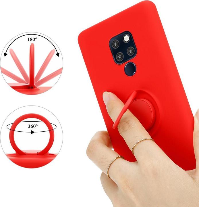 Productafbeelding Cadorabo TPU Vloeibare Ring Silicone Hoesje (Huawei Mate 20)
