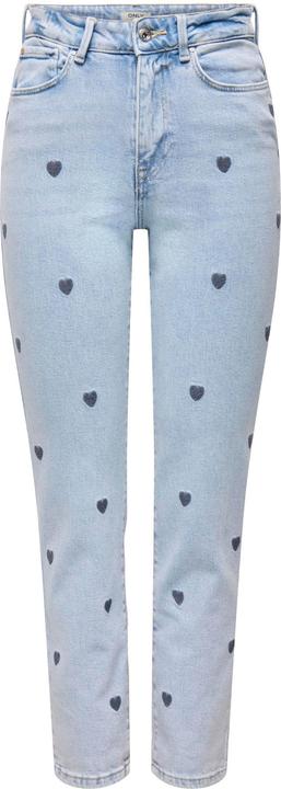 Produktbild Only Gerade geschnitten Hohe Taille Jeans Straight-Fit jeans (W29/L32)