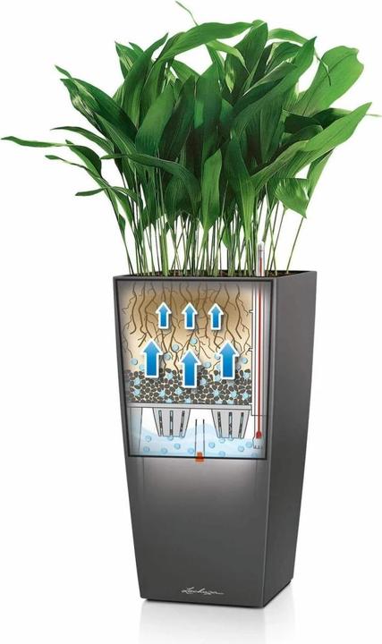 Produktbild Lechuza Pflanzentopf Cubico Premium 22 Braun, Volumen: 6 l (22 cm)