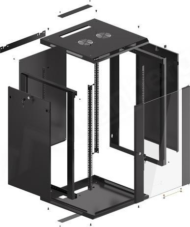 Produktbild Lanberg WF01-6618-10B (18 HE, 19 Zoll Rack)