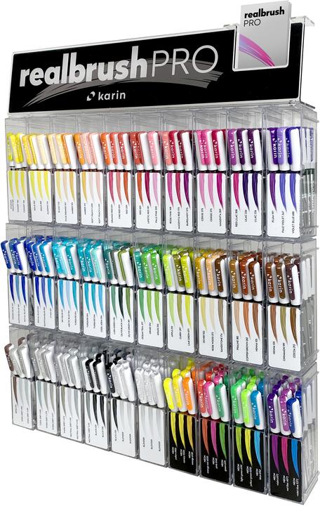 Produktbild Karin Real Brush Pen Pro 0.4mm (Mehrfarbig, 360 x)