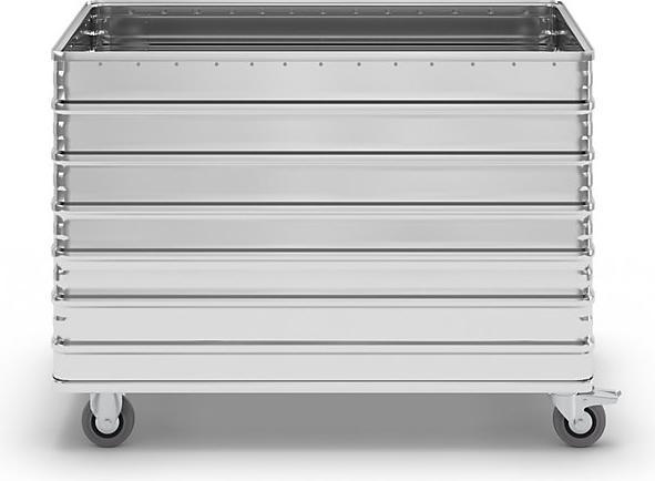 Actual product image Gmöhling Aluminum box truck, solid wall (250 kg)