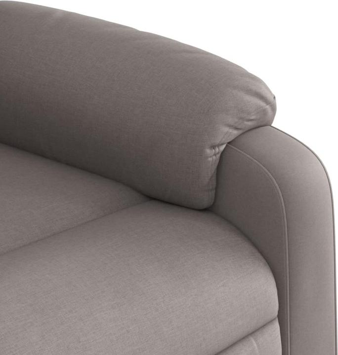 Image du produit VidaXL Fauteuil de massage Rehausseur Fauteuil de télévision Fauteuil relax Tissu taupe