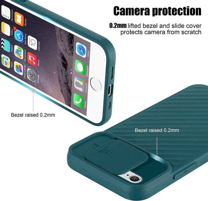 Immagine prodotto Cadorabo Cover in TPU con protezione della fotocamera (Apple iPhone 6 Plus)