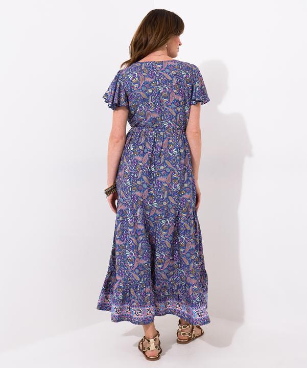 Produktbild Joe Browns Petite Boho Paisley Printed Frilly Sleeve Tiered Maxi Dress (34)